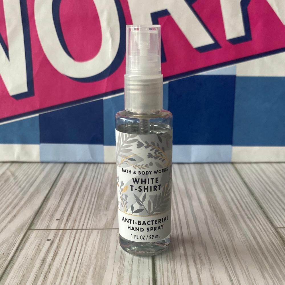 2/$10 White T-Shirt Anti Bac Hand